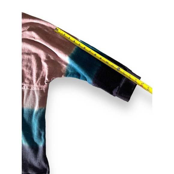 Hummingbird Tie Dye Long Sleeve Stretch Sweatshirt Lightweight M - Picture 10 of 10